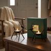 2pcs Reindeer Candle Stand Metal Tealight Holder Ornament Candle Table Decor  Dining Room