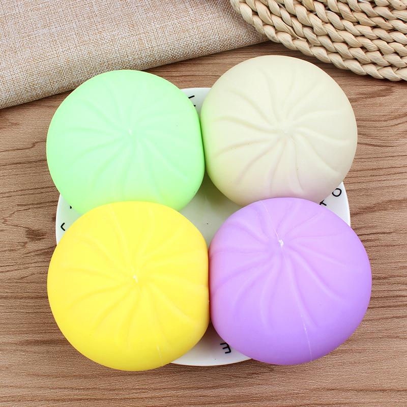 Giant Steamed Bun Squishy Fast Rising Stress Relief Fidget Toy Kawaii Simulation Food Squeeze Toy Anti Anxiety for Adults Gift