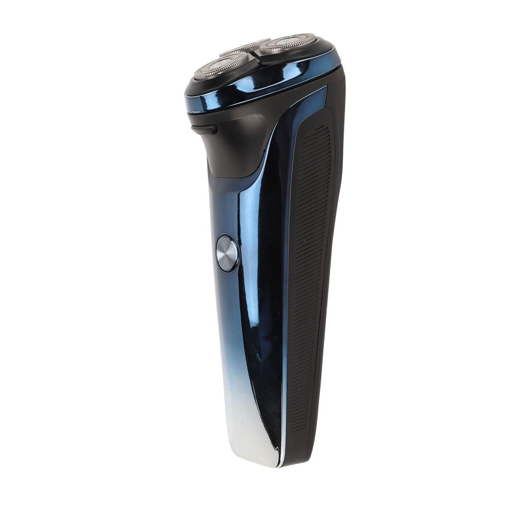 Electric Trimmer Machine USB Rechargeable Waterproof LCD Display Cordless Hair Grooming Beard Clipper Blue