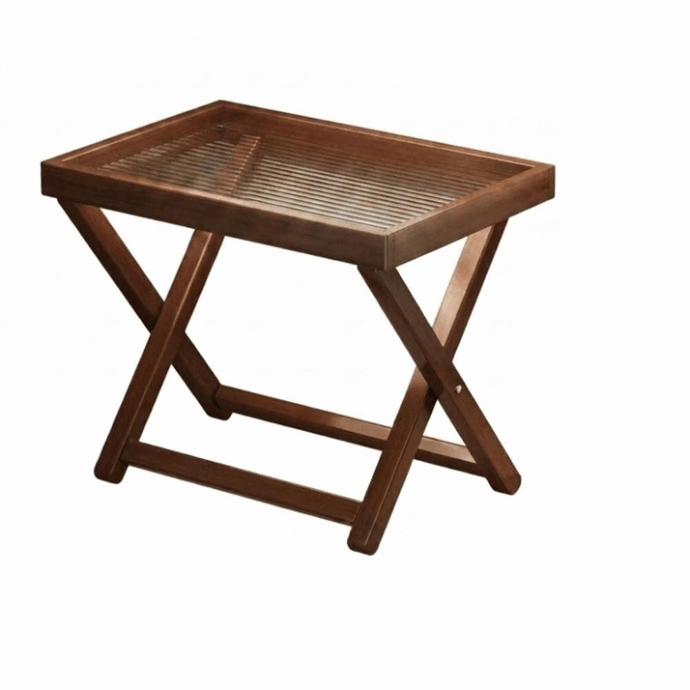 Stabile Basis Holz Kleiner Tisch Stabil Mini Beistelltisch Tisch Klappbarer Couchtisch Camping Terrasse