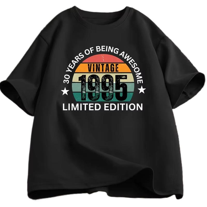 

30th Birthday Gift Tshirt Made in 1995 Vintage Tee 30 Years Old Birthday Tshirt 1995 Birthday Gift for Men Women Clothes 4XL