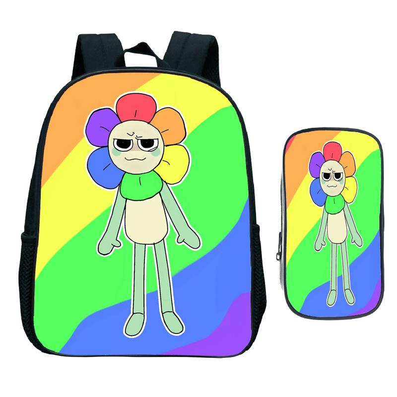 2 szt. Plecak przedszkolny Dandy's World Plecak szkolny z kreskówką dla dzieci do przedszkola dla małych dzieci, artykuły szkolne, torby dla niemowląt