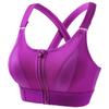 Women Sports Bra Plus Size Women Sports Bra Sexy Yoga Vest Front Zipper Adjustable Strap Shockproof Fitness Athletic Bralette Women Lingerie