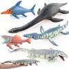 Cotton-Filled Simulation Marine Animal Model Animal Ornament Soft Rubber Dinosaur Model Children'S Toy Ornament Figure