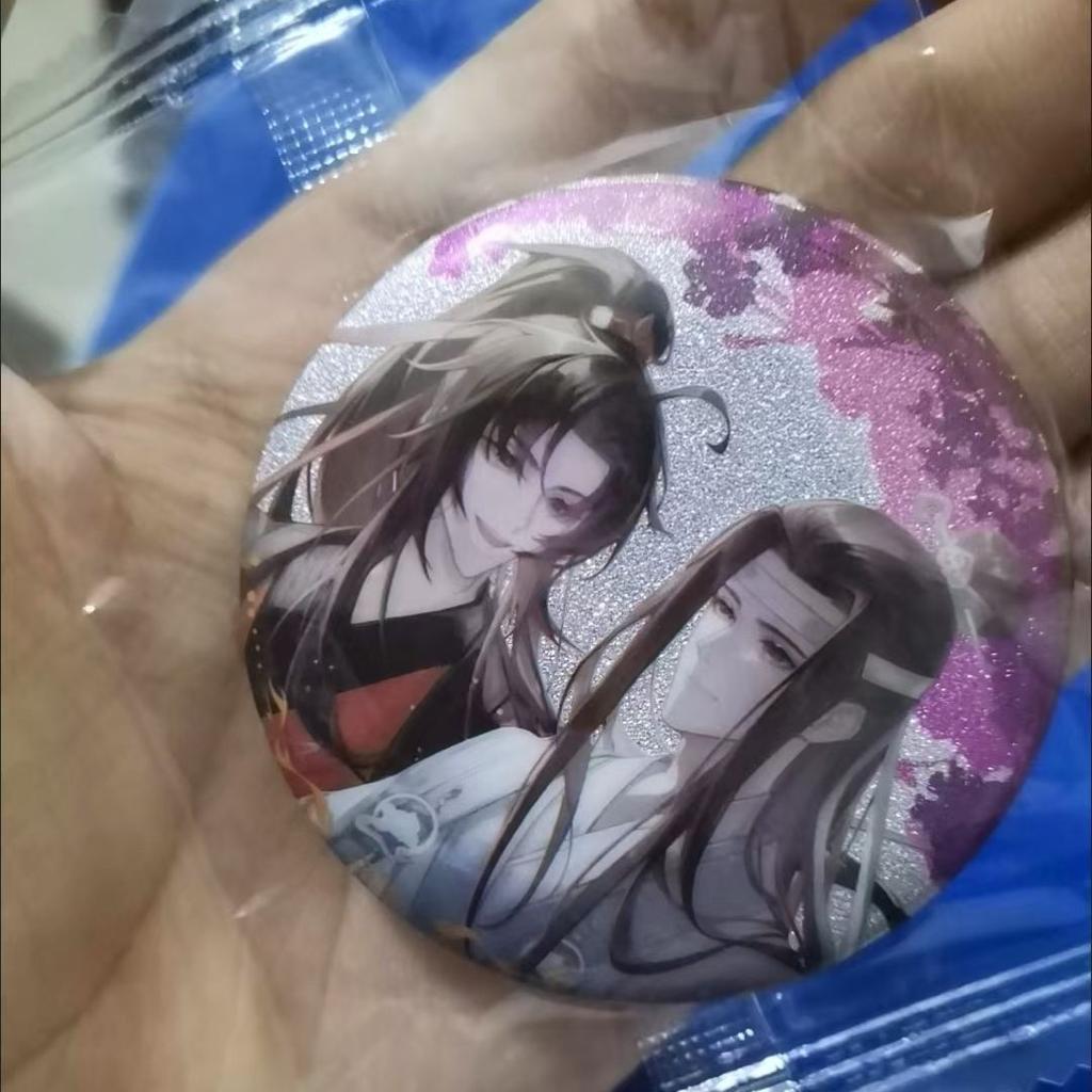 Anime Flash Badge Mo Dao Zu Shi Laser Badges Brooch Gift For Anime Fans