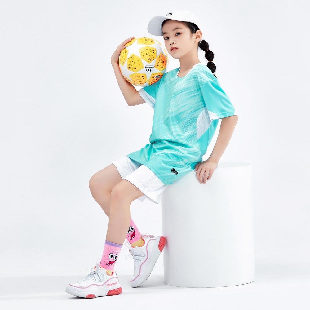 Football Jersey Set Men'S Adult Training Jersey Children'S Sports Short-Sleeved Jersey Middle School Student Game Jersey Quick-Drying M863