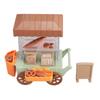 Stimulated Play Toy Donut Shop Miniature Small Play Toy Donut Shop Cart Toy for Children