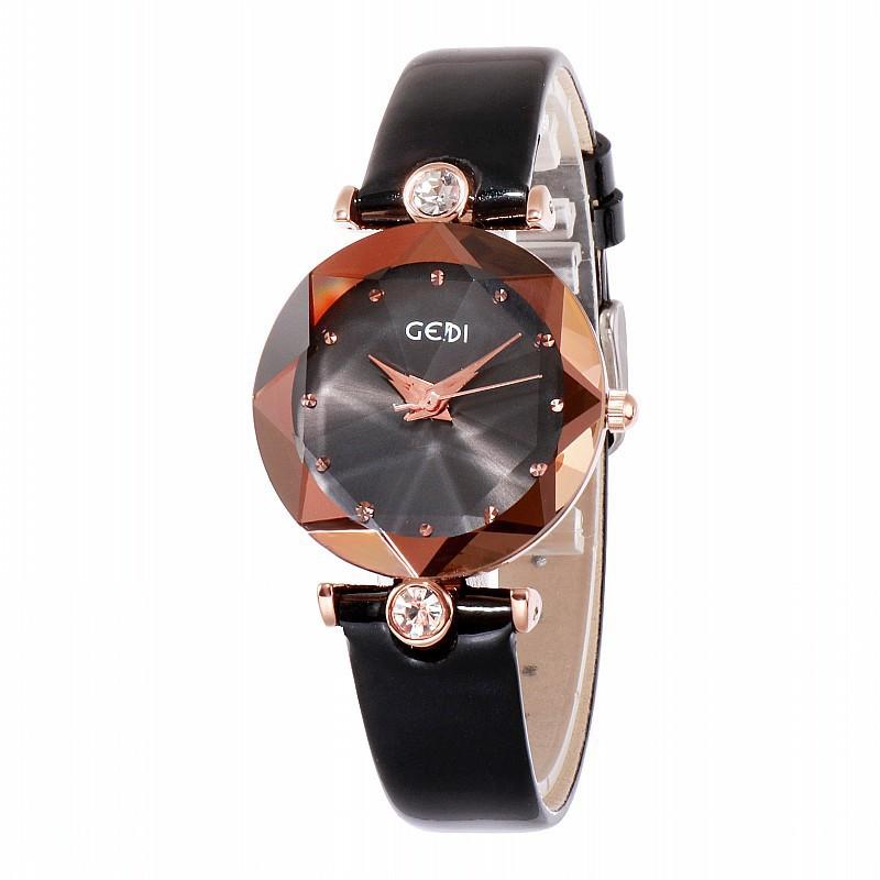 

Модные женские студенческие часы, кварцевые часы с трехмерным зеркалом и бриллиантами для женщин, повседневные поясные часы в корейском стиле