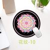 Ethnic Style Pattern Round Small Creative Thickened Mouse Pad Keyboard Pad Office Cup Table Mat Production