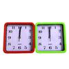 Four Square Simple Wall Clock, 8-inch Large-character Clear Living Room Quartz Clock 21cm