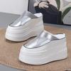 Fashion 7CM 11CM Platform Sneakers for Women Slip on Platform Slippers Flip Flop Women Casual Shoes Wedge Heel Women Summer Shoes