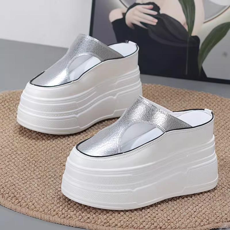 Fashion 7CM 11CM Platform Sneakers for Women Slip on Platform Slippers Flip Flop Women Casual Shoes Wedge Heel Women Summer Shoes