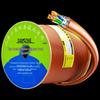 SAMZHE Cat6 Dual Shielded Gigabit Ethernet Cable, Pure Copper Bulk Wire