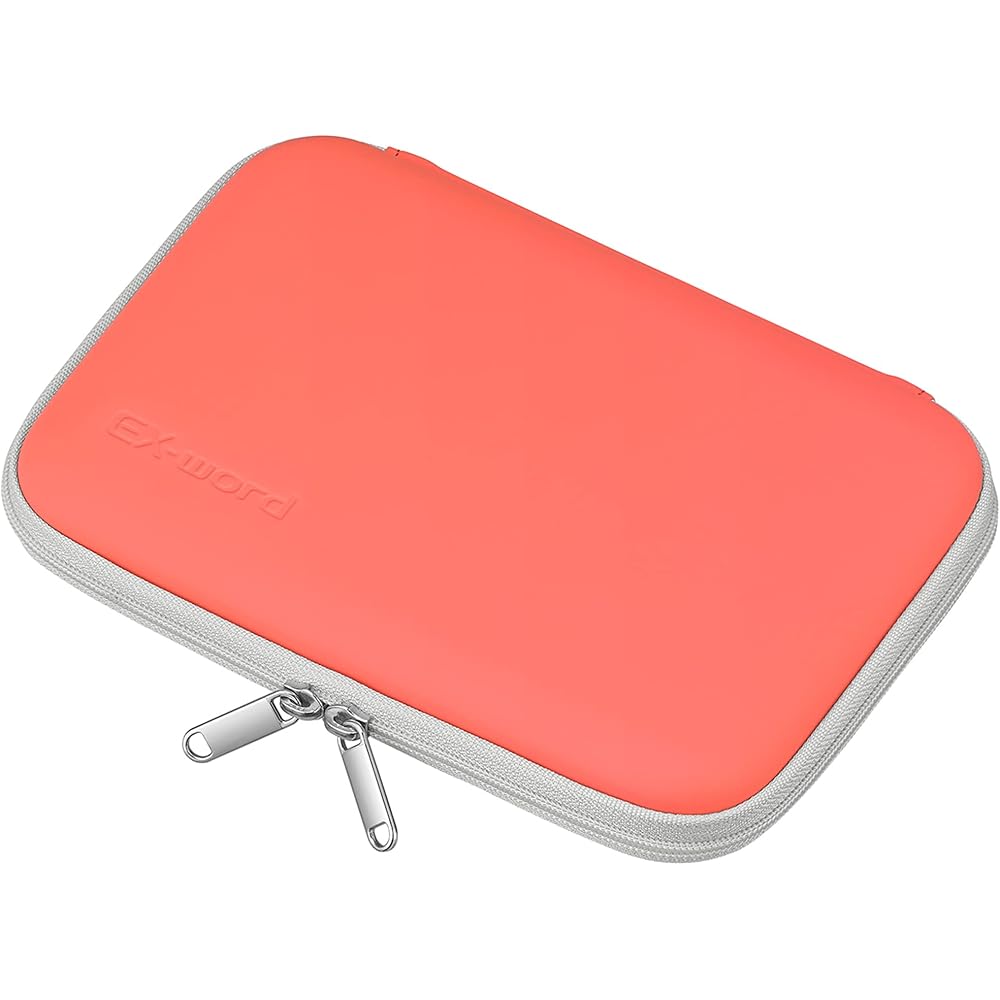 Casio Genuine Ex-word Electronic Dictionary Case, Semi-Hard Cover Type, Orange, XD-CC2402RG