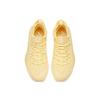 PECHOIN X Anta Cushioning Slip Resistant Abrasion Resistant Mid Top Basketball Shoes Women's Yellow White 122021102-2