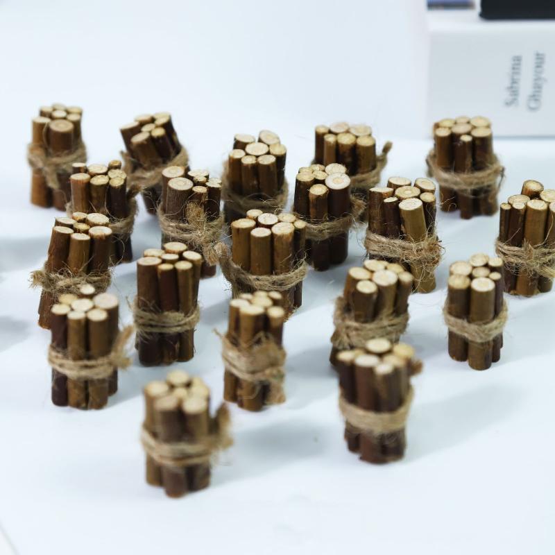 1/3/5Pcs Creative Food Play Kitchen Simulation Ornaments Dollhouse Firewood Pile Wood Set Miniature Model Toys Home Decoration