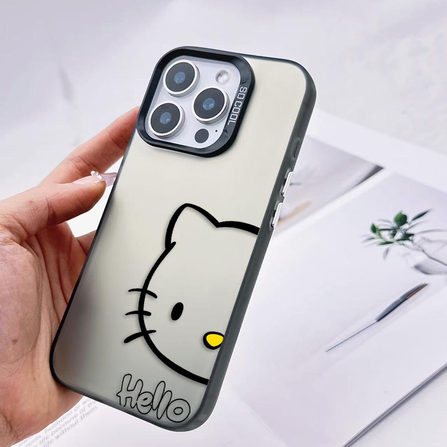 Sanrio Hello Kitty Cute Black Phone Case for Apple 11