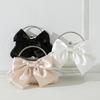 Bow flower clutch bag new women's bag dinner bag high-end dress banquet handbag shoulder messenger bag
