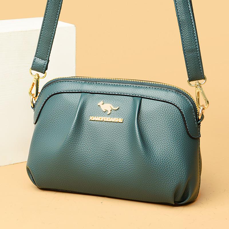 Luxury Soft Leather High-Quality Women's Messenger Bag