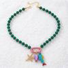 Adjustable Starfish Charms Necklace Sea Series Beach Beaded Necklace  Girls Couple Gift