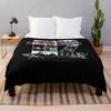 Ú2 Rock Band Signatures Throw Blanket