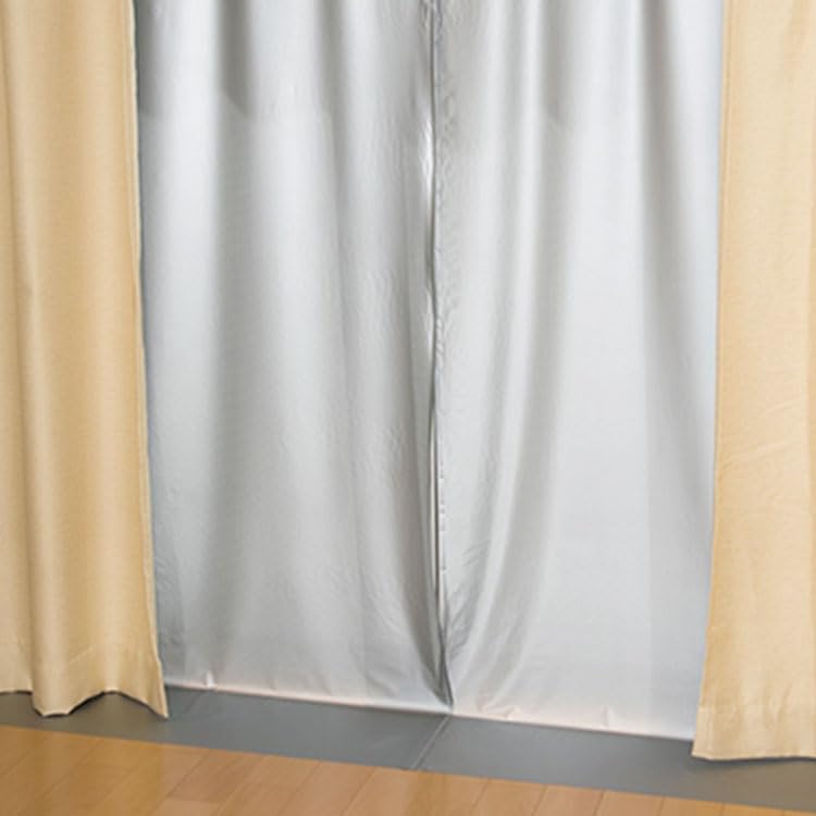 Meiwa Gravure Prevents Cold Improves Heating and Cooling Energy Power UV Easy To Insulated Curtain 150cm X 2 Pieces Air, Efficiency, Curtains, Saving,