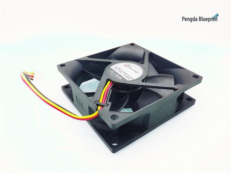 TD8025B12HA 8CM Double Ball Bearing 12V 0.25A Computer Cooling Fan