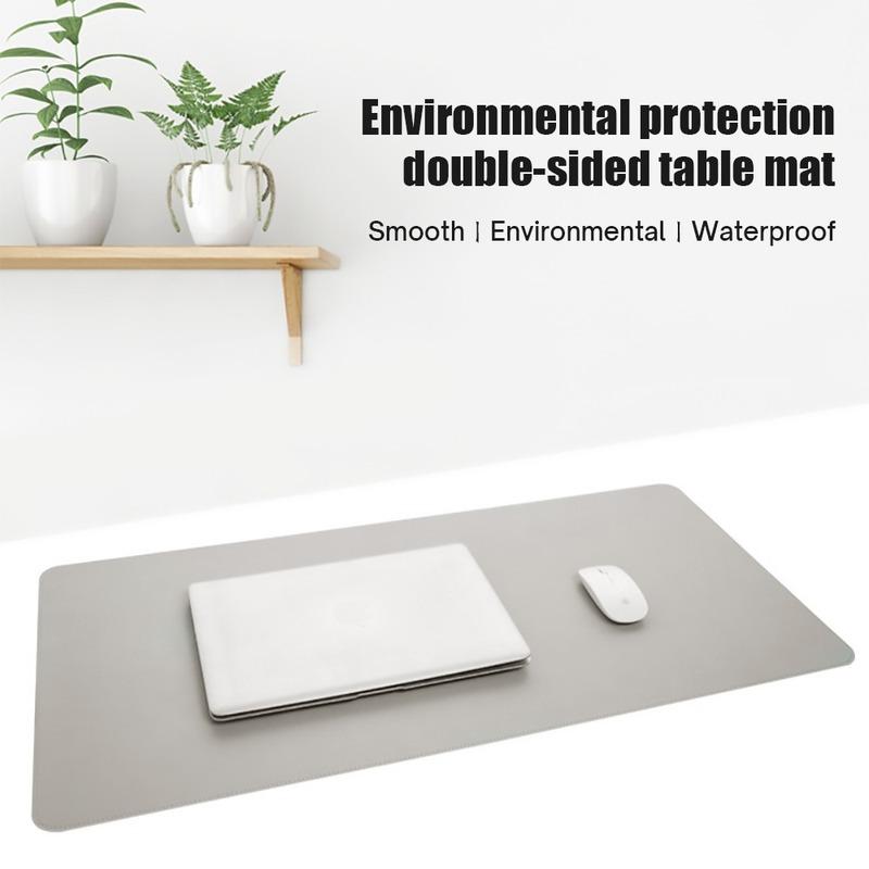 Große Größe Büro Schreibtisch Schutz Matte PU Leder Wasserdichte Maus Pad Desktop Tastatur Schreibtisch Pad Gaming Mousepad PC Zubehör