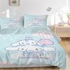 3pcs Sanrio Cinnamoroll True Friends Print Cover Set Ultra Soft, Breathable, and Comfortable Bedding with Stylish Design for Bedroom and Guest Ro