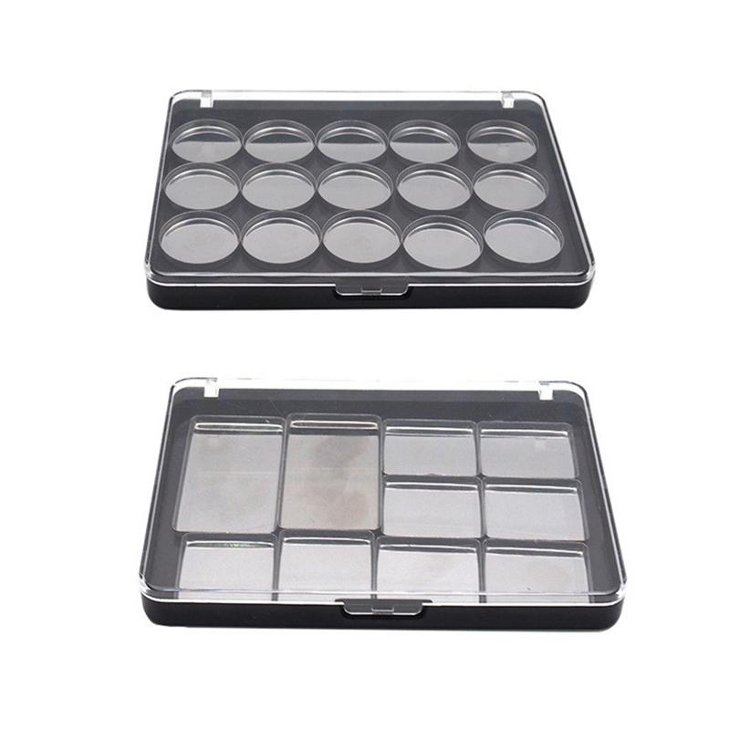 Lidschatten-Palette Leer Magnetische Aufbewahrungsbox für Lidschatten Lidschatten-Schale Behälter Lidschatten-Pfännchen Mehrzweck-Werkzeug