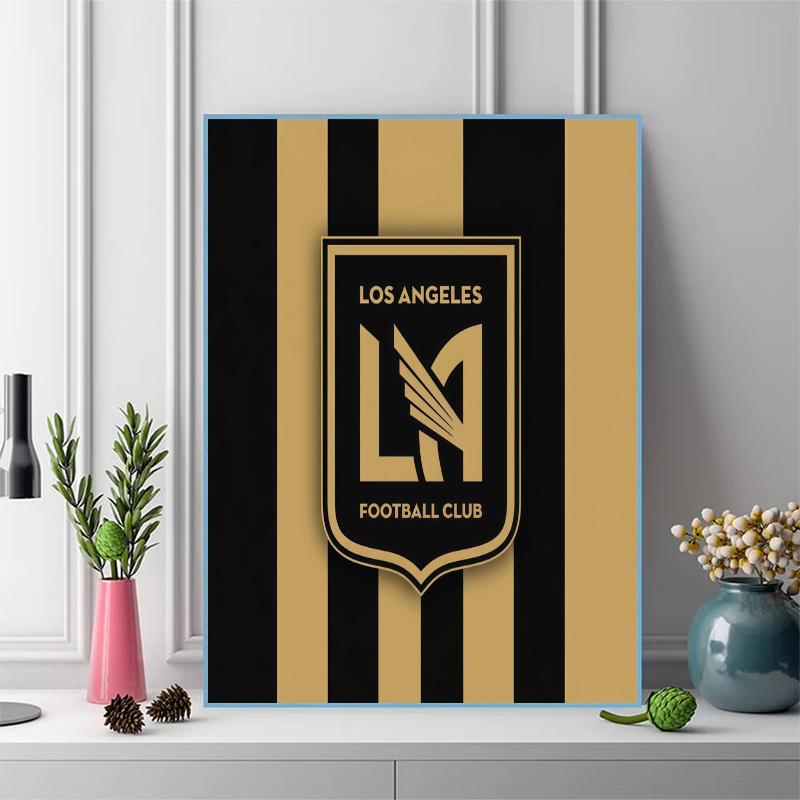 Los Angeles FC 100% Round Full Drill 5D DIY Diamond Painting Embroidery Cross Stitch Rhinestone Décor