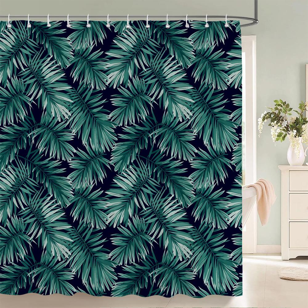 

Waterproof Shower Curtain for Bathroom Geometric Mandala Flowers Print Bathtub Curtains Fabric Polyester Bath Curtain with Hooks W90xH180cm