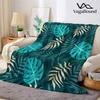 Tropische Palme Flanell Decke Warm Weich Halloween Weihnachten Dekorativ Sofa Warm Gemütlich Ganzjahres Geschenk