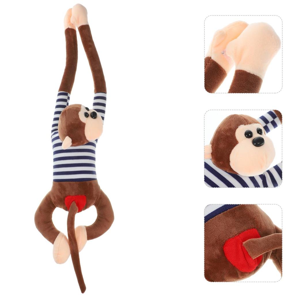 COHEALI Gibbon Animal Curtain Tieback, Animal Toy, Animal Curtain, Curtain Holder, Toy Monkey Plush Toy