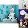 Enchanting Frozen Snowman Olaf Cosplay Costume For Kids Halloween Fancy Dress Up