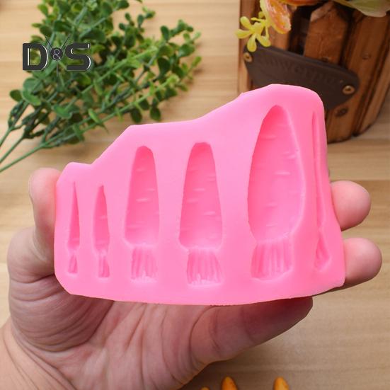 Kuchenform, Karottenmuster, Backwerkzeuge, Silikon, hitzebeständig, Gebäckform für die Bäckerei