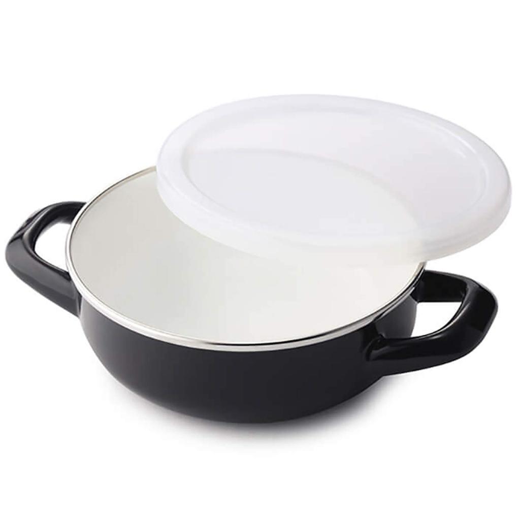 DEAN DELUCA Casserole Black & Large, (18cm)