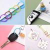 BHBL Colorful Loose Leaf Binder Rings (100 Pack) Metal Office Book Rings Paper Rings for Index Cards Notebook