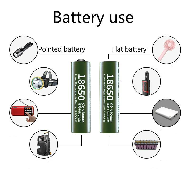 Hochwertige 3,7V 3000mAh Wiederaufladbare 18650 Lithium-Batterie fr Vape  Taschenlampe Stirnlampe