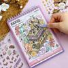 Tirado 45 Sheets/book Miniature Scene Collection 6.0 For Decoration Decompression Collage Landscape Sticker Decoration