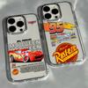 Pouzdro na telefon Cars L-Lightning M-McQueen pro Xiaomi Redmi Note A5 A3 15 14 13 14c 13c 12 11 10 9 Pro Plus 4G 5G Průhledný kryt