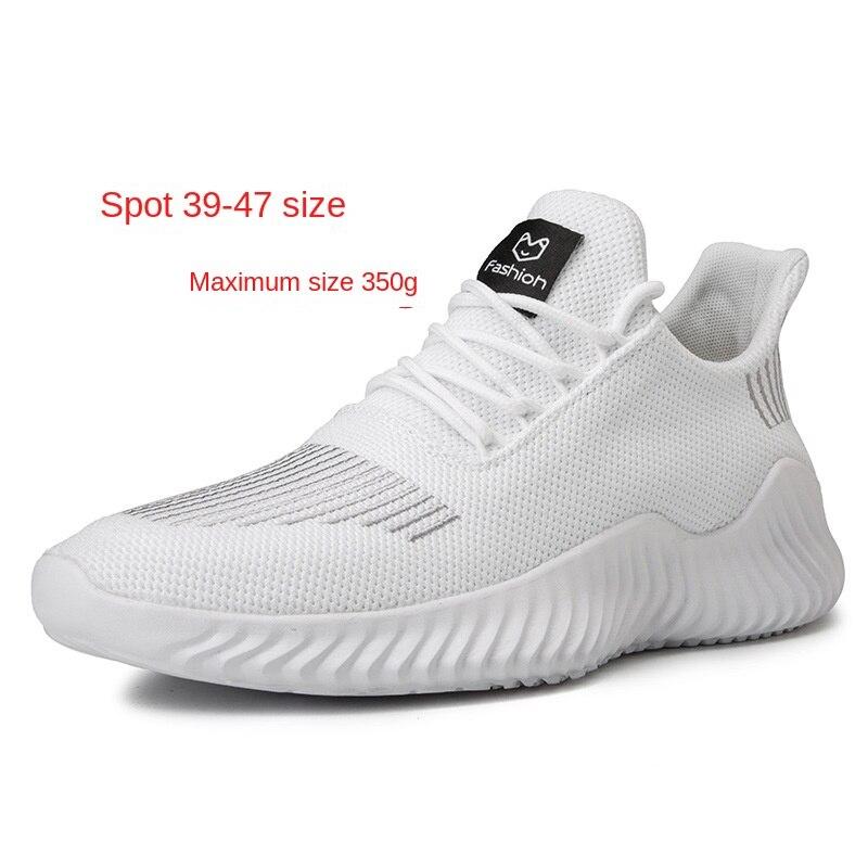 Men's Shoes Mesh Surface Breathable Flying Woven Sneakers Trend Second Generation Coconut Shoes Running Shoes