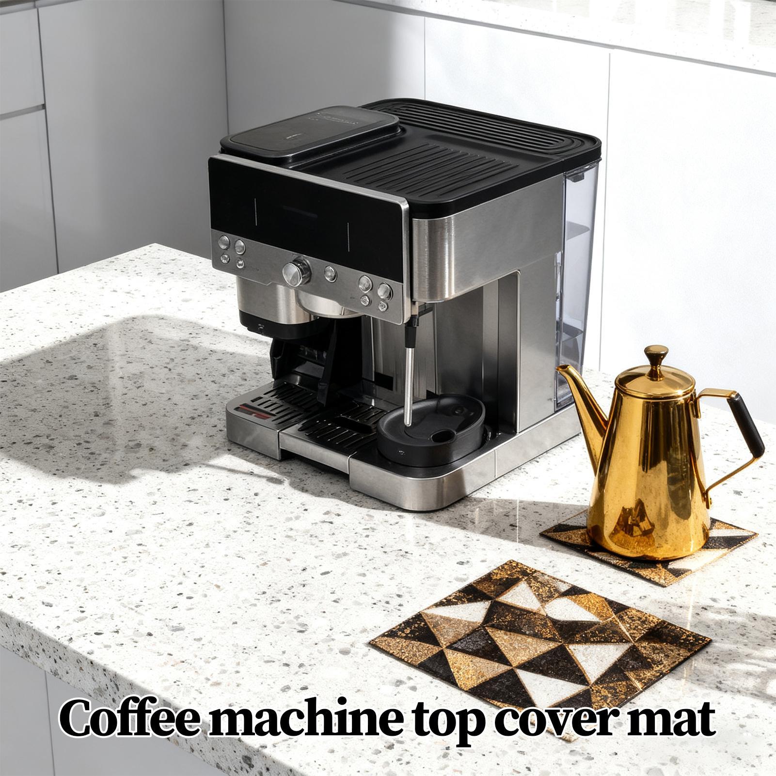 

Coffee Machine Mat Non-slip Waterproof Cafe Machine Top Pad for Bar Workplace Party Home Kitchen Dining Living Room Counter CN
