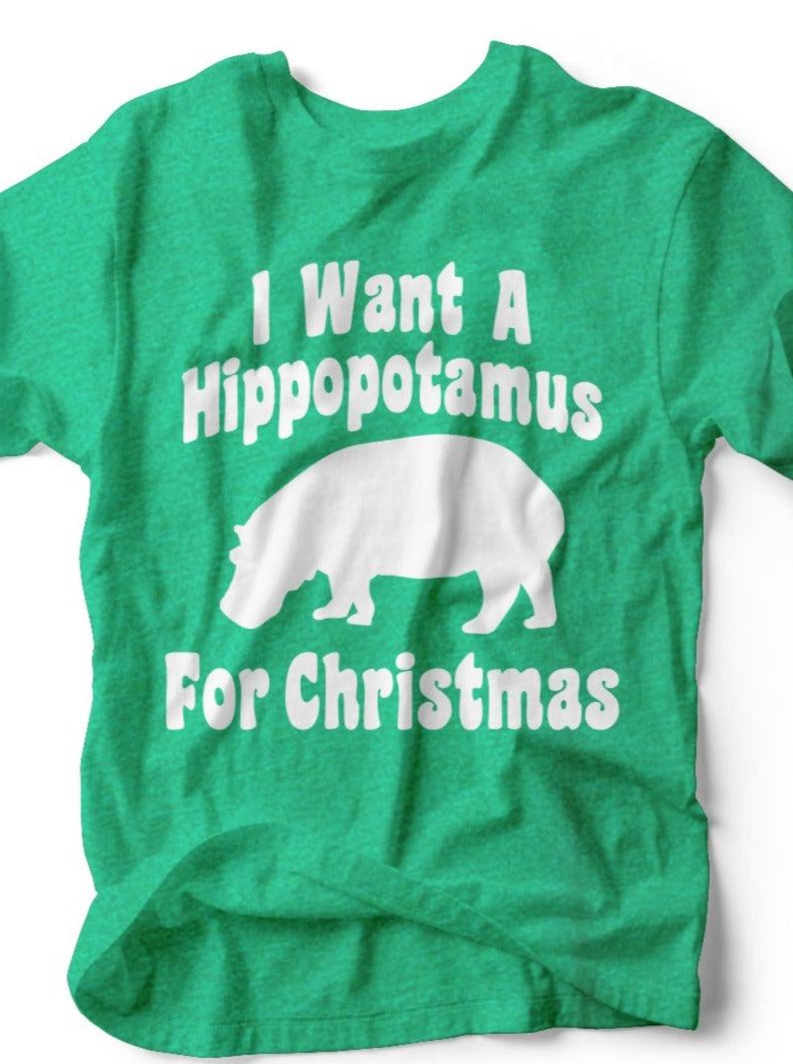 I Want a Hippopotamus for Christmas | Kid s T-Shirt | Ruby s Rubbish® S