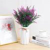1Pc No Fade Photography Props Farmhouse Fake Flowers Shrubs Plants Home Garden Decor Artificial Lavender