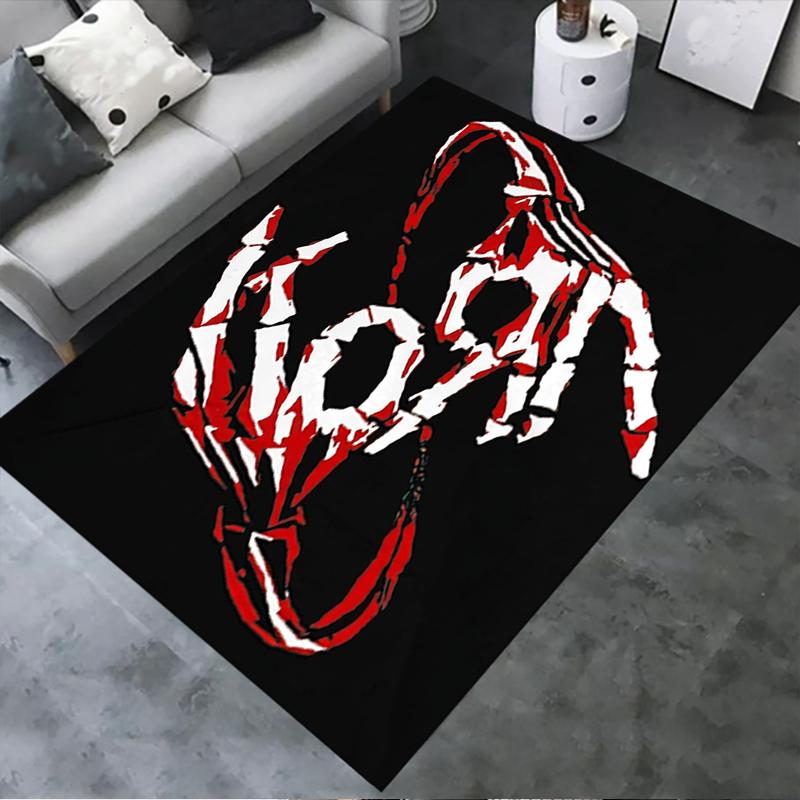 Korn Carpet Rug for Living Room Bedroom Home Sofa Decoration,Kids play Non-slip Floor Mat