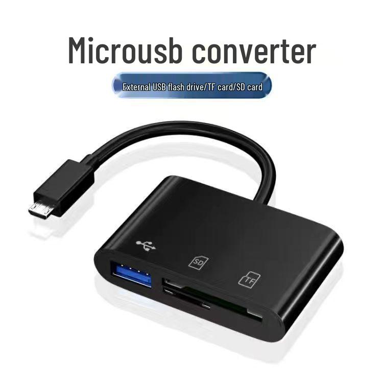 

Багатофункціональний USB-C кардрідер з підтримкою TFSD, камери та мобільного телефону