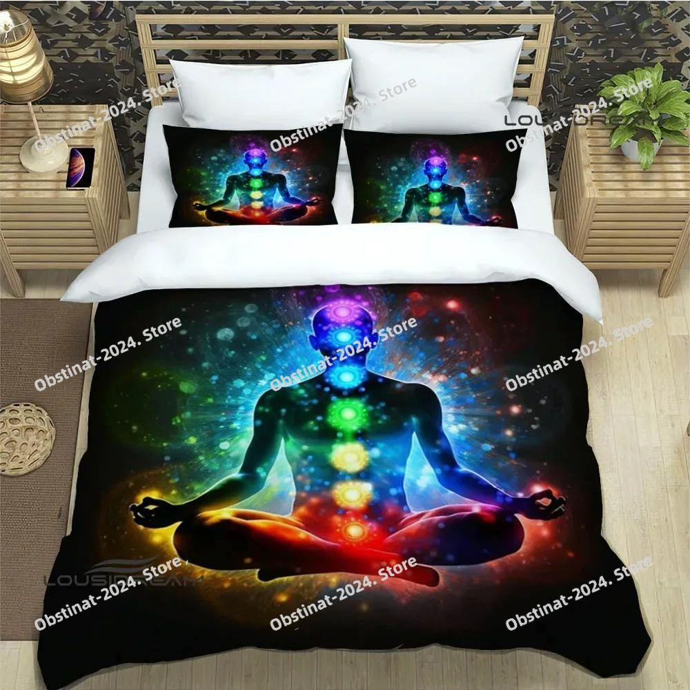 3D Chakra printed Bedding Sets exquisite supplies set duvet cover bed comforter set bedding set luxury birthday gift
