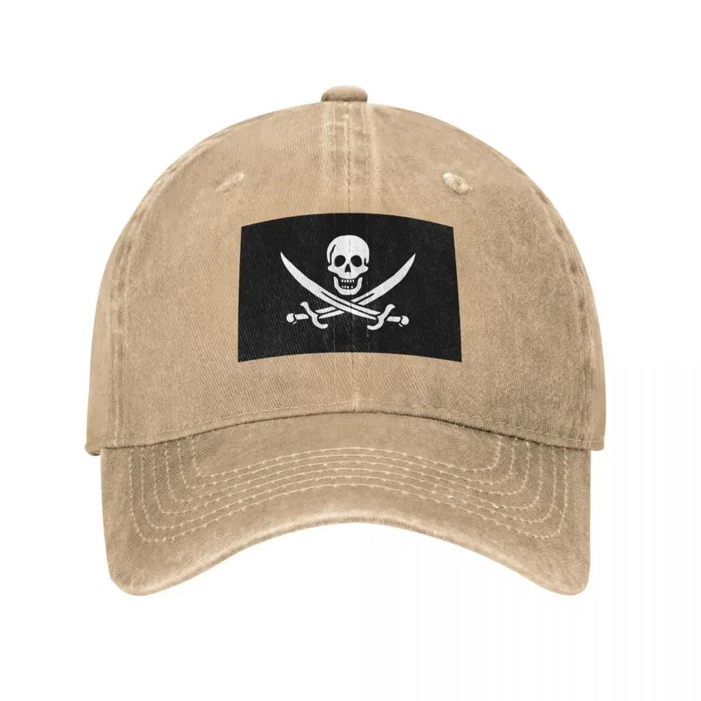 Pirate Flag - Calico Jack Baseball Cap Unique Hats Cosplay Fashionable Luxury Man Cap Man Women's