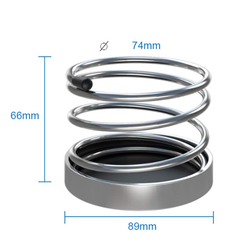 VORCOOL Drink Holder for Cars, Standing Cup Holder, Spring Design, Stainless Steel, Car Storage,
